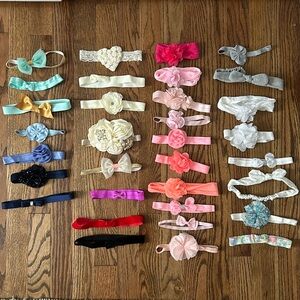 Collection of 33 Baby Headbands